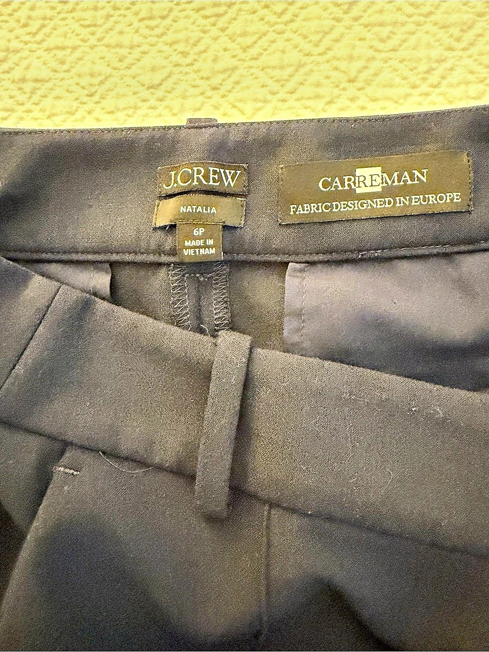 J.Crew Natalia Pant in Four-Season Stretch Flare Pants Blue 6P - Picture 4 of 4